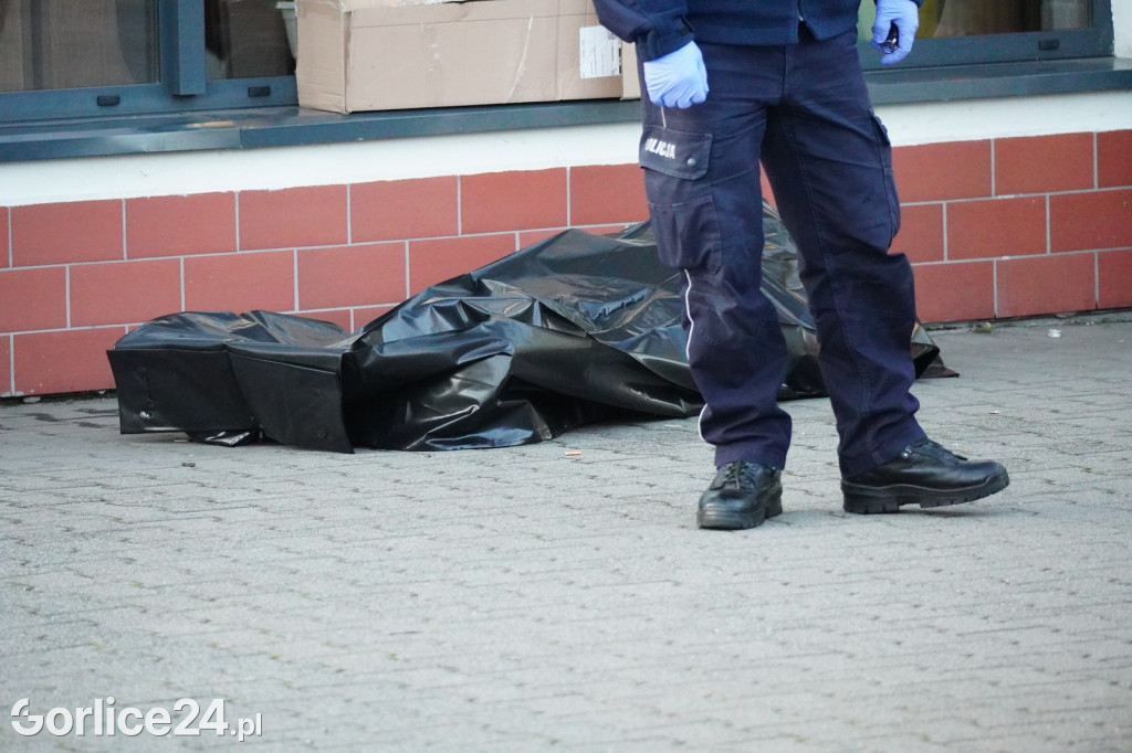 Zwłoki na stacji paliw przy ul. Kościuszki (16.10.)