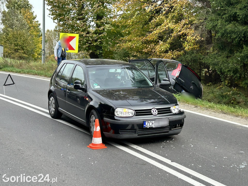 Kolizja na ul. Stróżowskiej (21.10.)