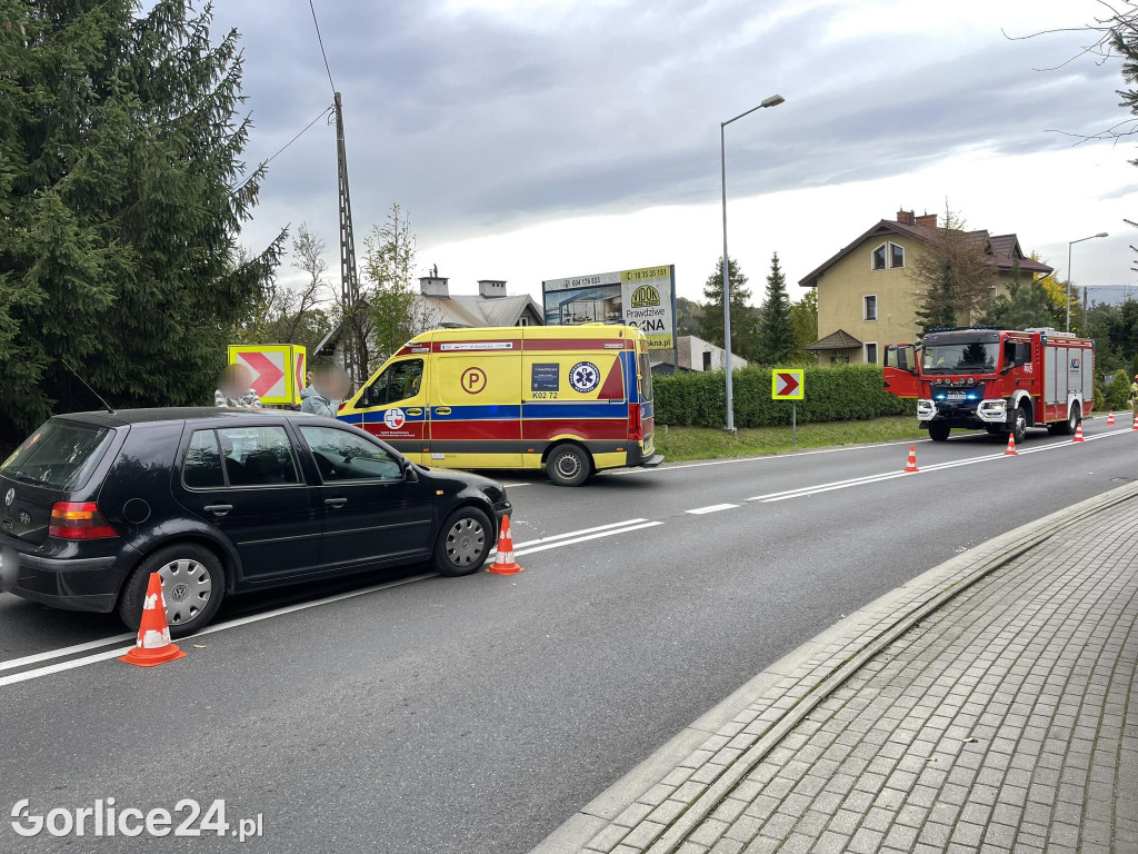 Kolizja na ul. Stróżowskiej (21.10.)