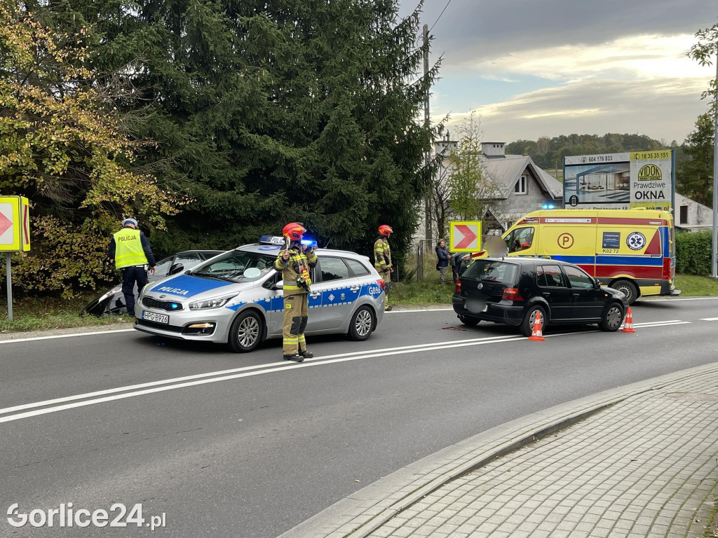 Kolizja na ul. Stróżowskiej (21.10.)