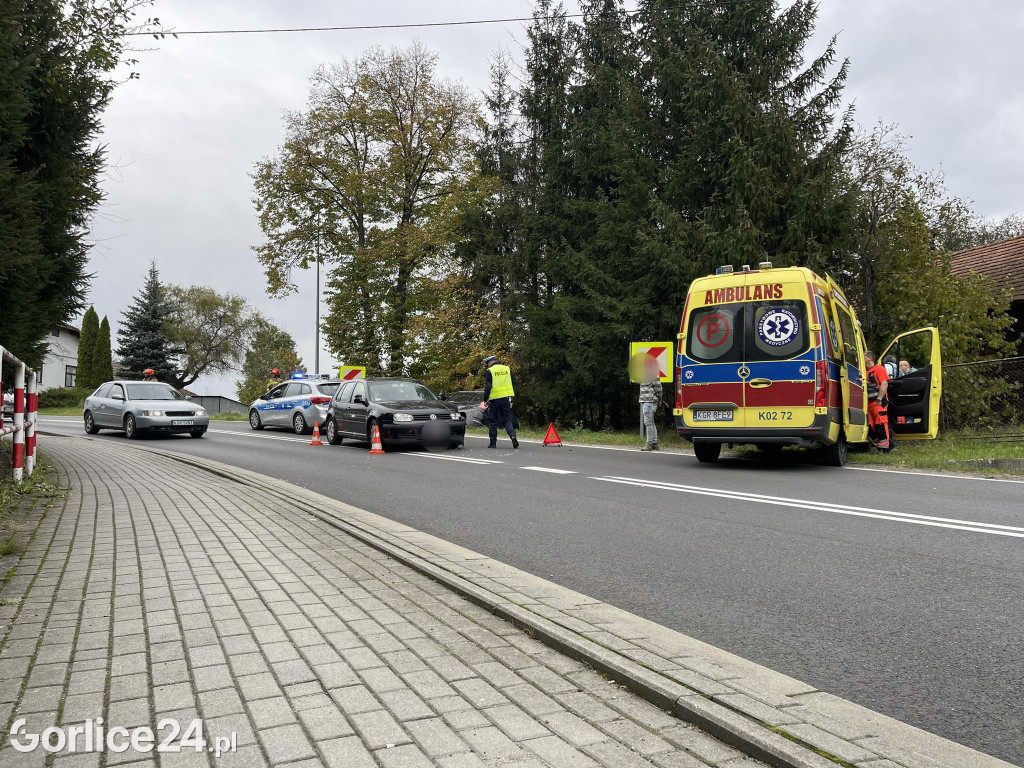 Kolizja na ul. Stróżowskiej (21.10.)