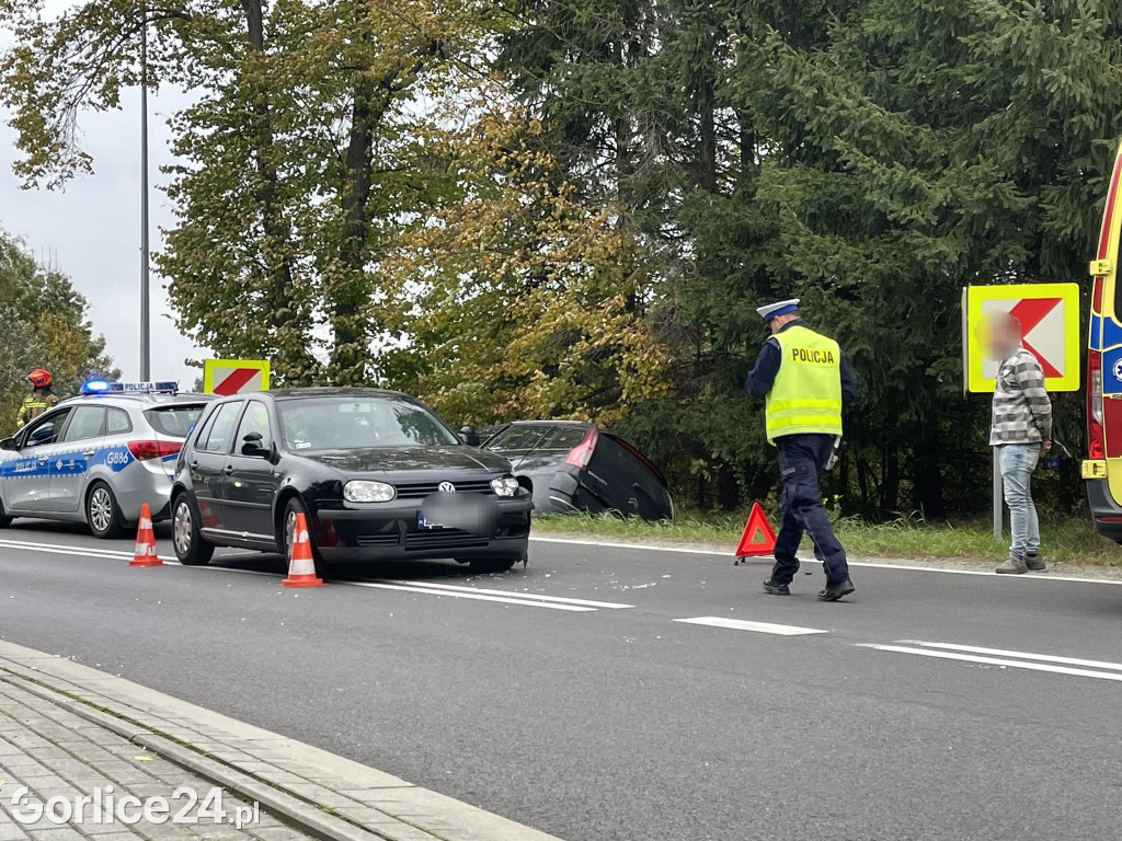 Kolizja na ul. Stróżowskiej (21.10.)