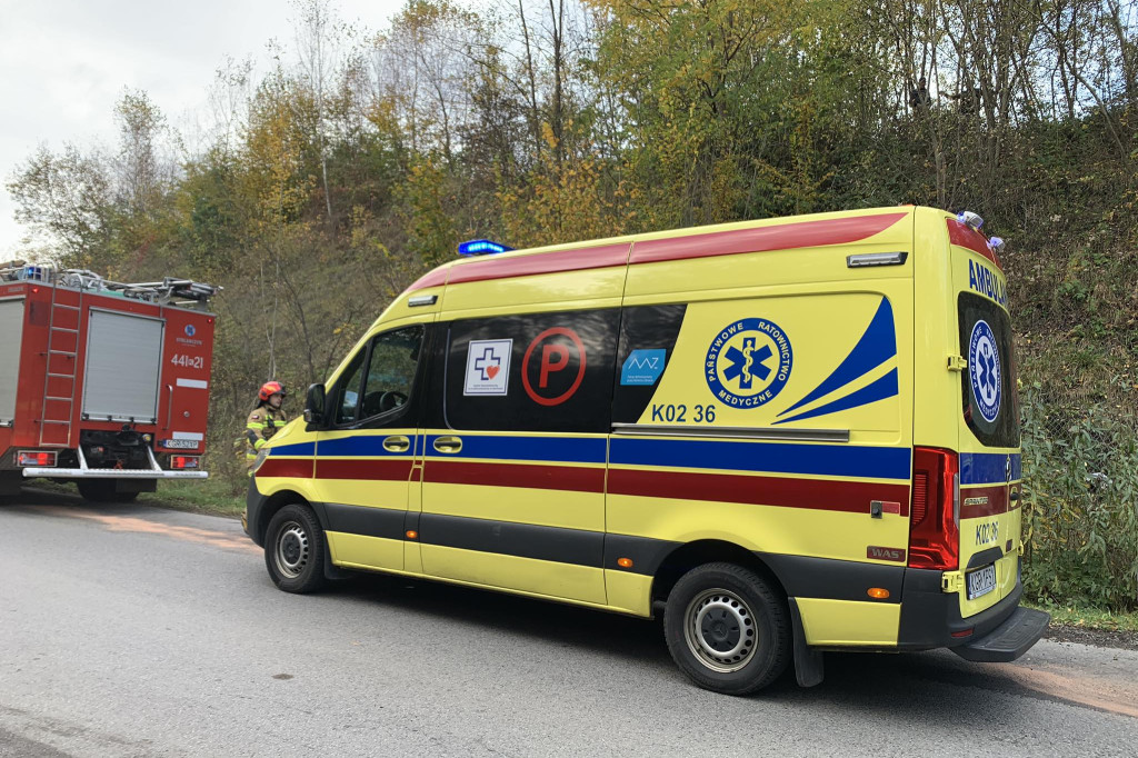 Dachowanie w Bystrej (25.10.)