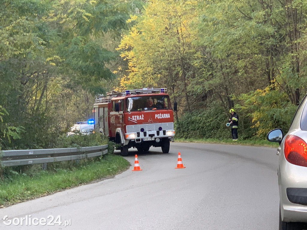 Dachowanie w Bystrej (25.10.)