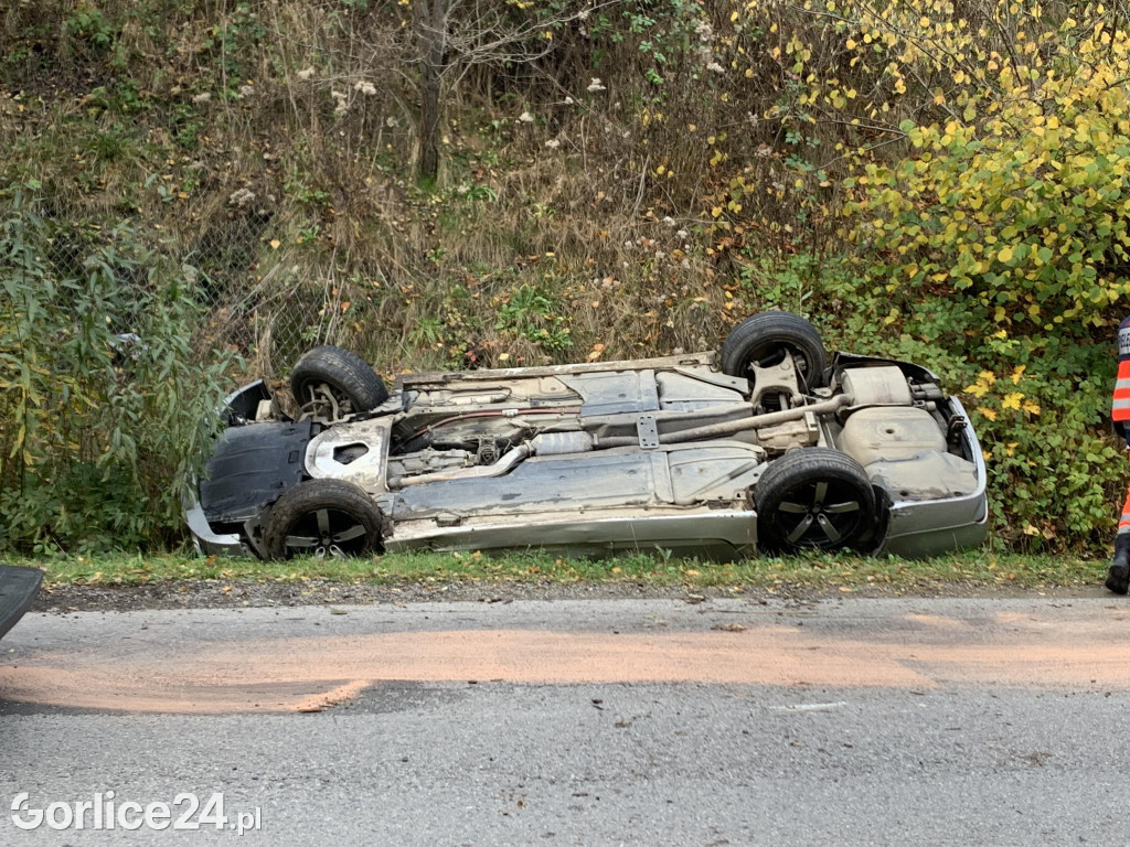 Dachowanie w Bystrej (25.10.)