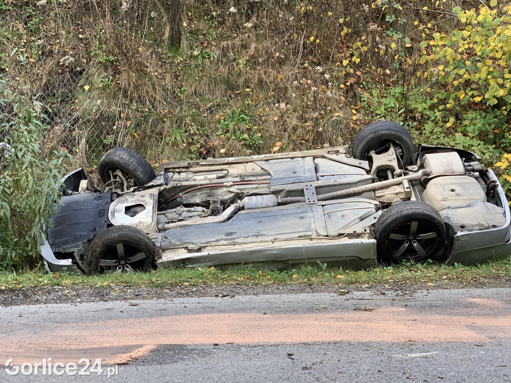 Dachowanie w Bystrej (25.10.)