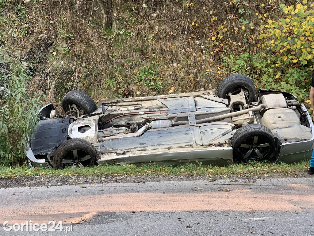 Dachowanie w Bystrej (25.10.)
