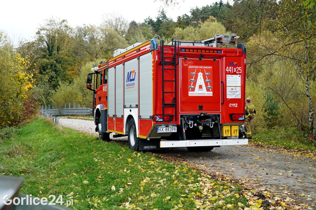 Gorlice. Ujawniono zwłoki w rzece (28.10.)