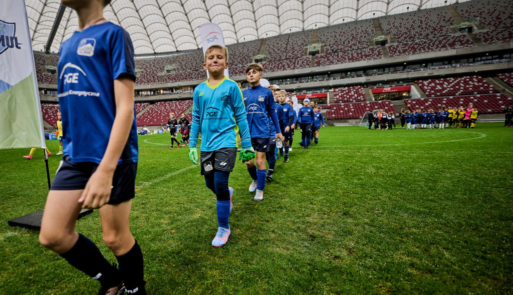 Młodziki Akademii GKS Glinik zagrali na Stadionie Narodowym