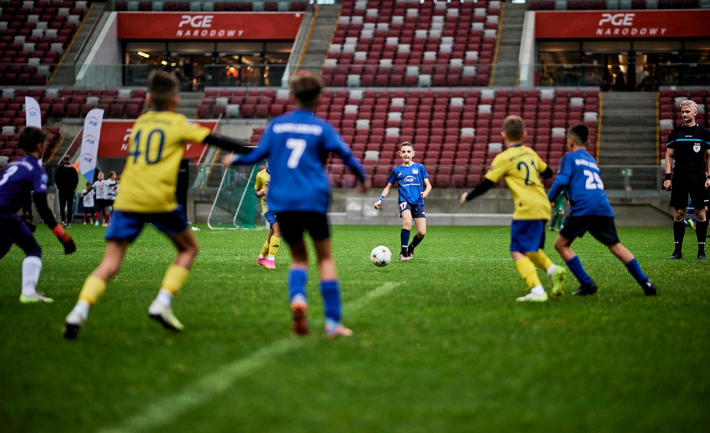 Młodziki Akademii GKS Glinik zagrali na Stadionie Narodowym