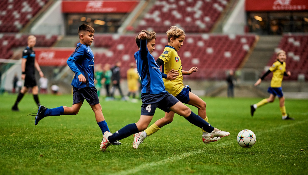Młodziki Akademii GKS Glinik zagrali na Stadionie Narodowym