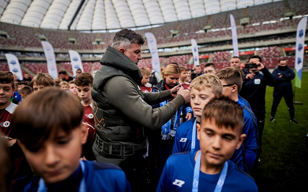 Młodziki Akademii GKS Glinik zagrali na Stadionie Narodowym