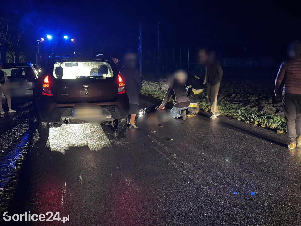 Potrącenie pieszego w Wójtowej (05.11.)