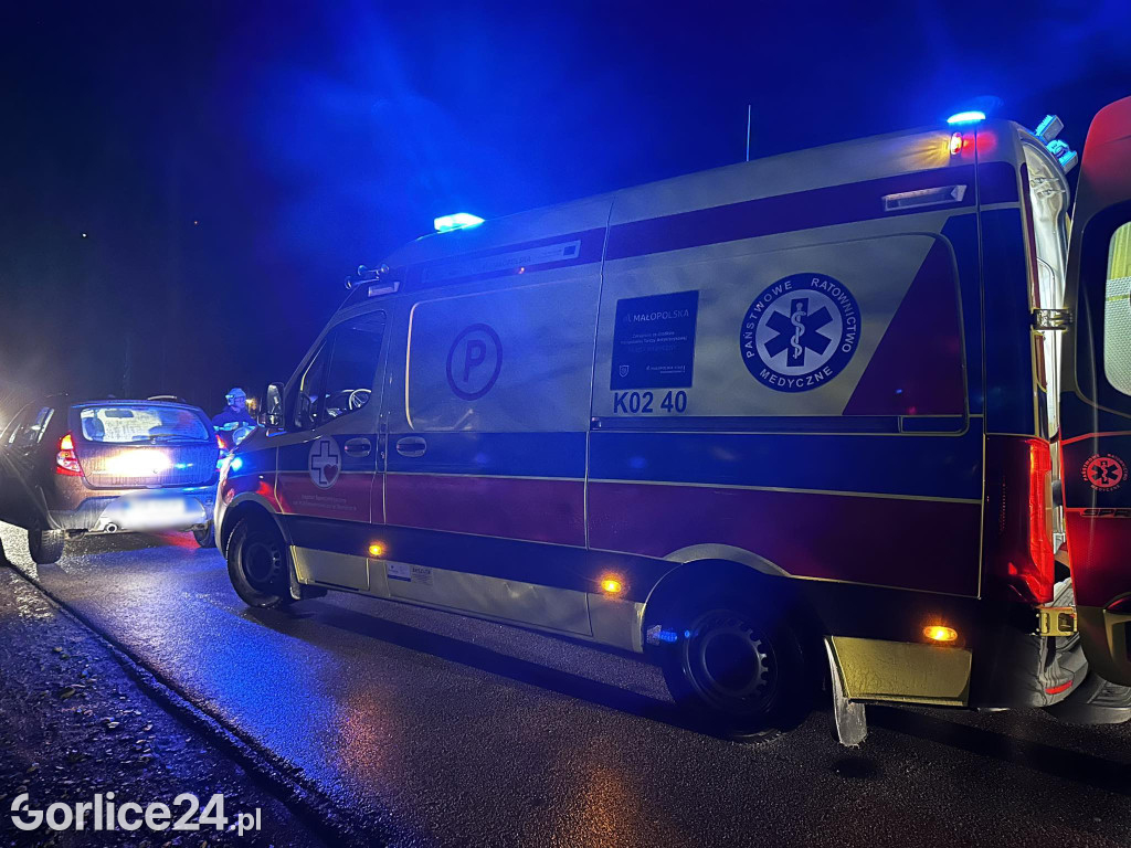 Potrącenie pieszego w Wójtowej (05.11.)