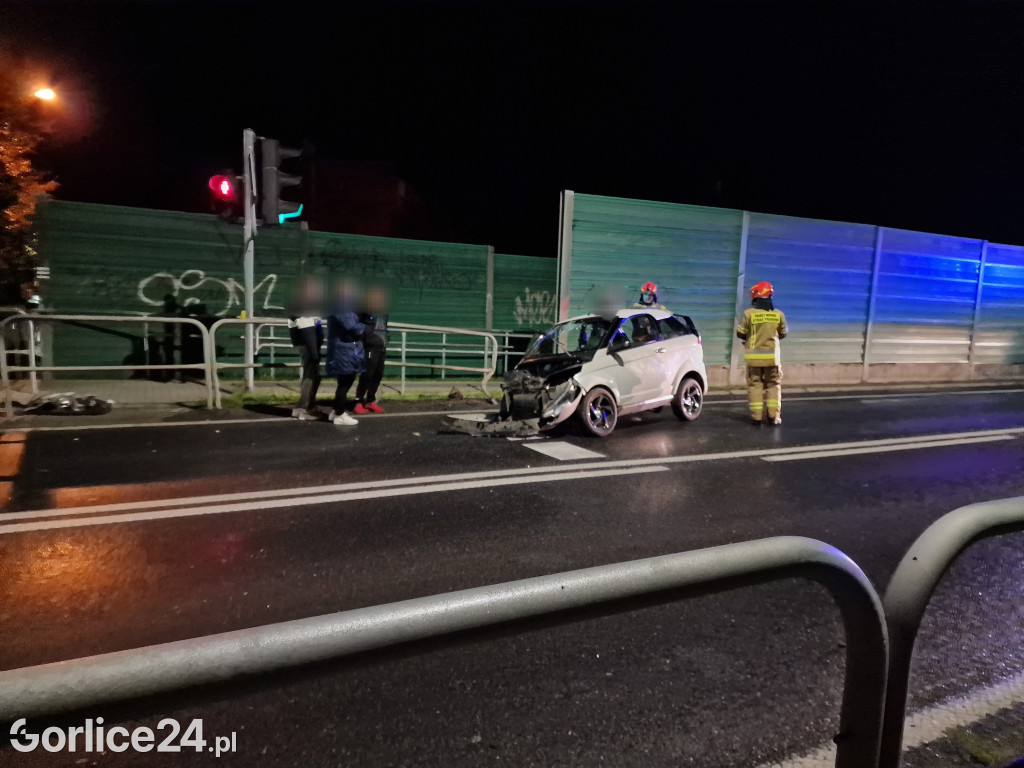 Kolizja na ulicy Parkowej