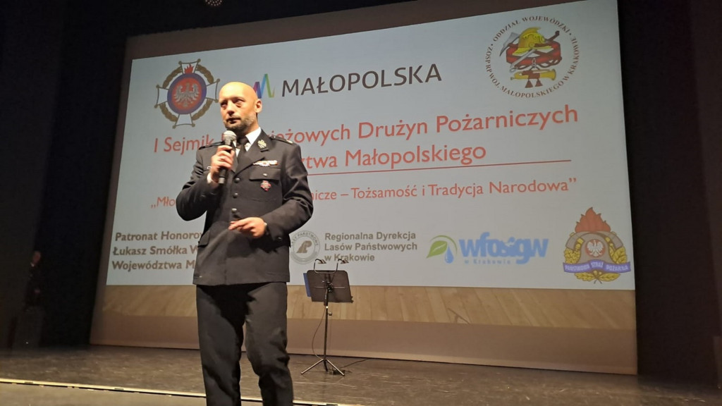Reprezentacja z powiatu gorlickiego I Sejmiku Młodzieżowych Drużyn Pożarniczych