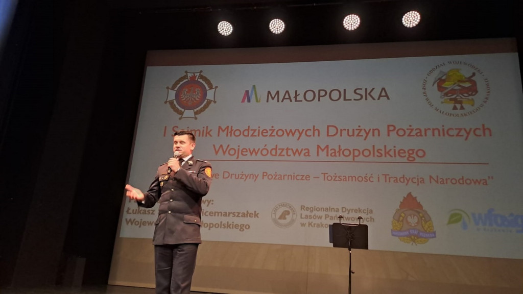 Reprezentacja z powiatu gorlickiego I Sejmiku Młodzieżowych Drużyn Pożarniczych