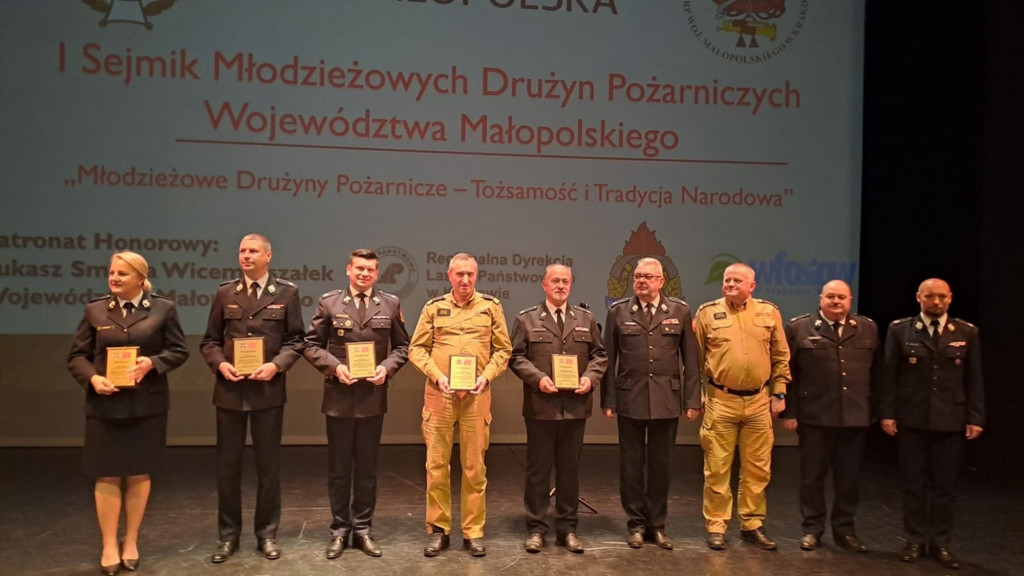 Reprezentacja z powiatu gorlickiego I Sejmiku Młodzieżowych Drużyn Pożarniczych