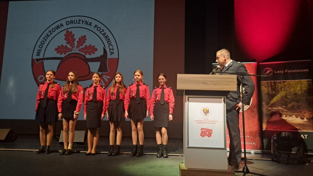 Reprezentacja z powiatu gorlickiego I Sejmiku Młodzieżowych Drużyn Pożarniczych