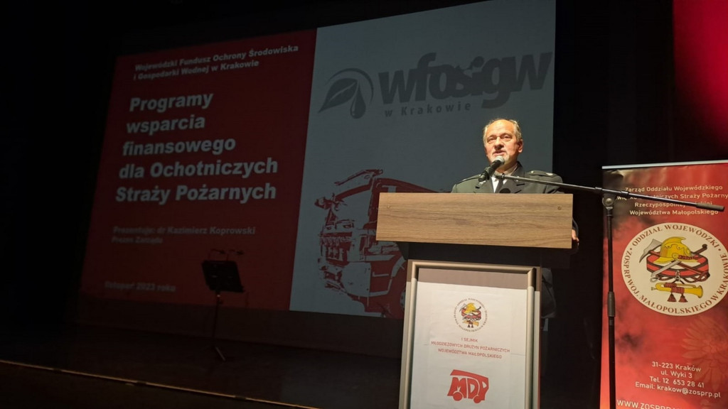 Reprezentacja z powiatu gorlickiego I Sejmiku Młodzieżowych Drużyn Pożarniczych