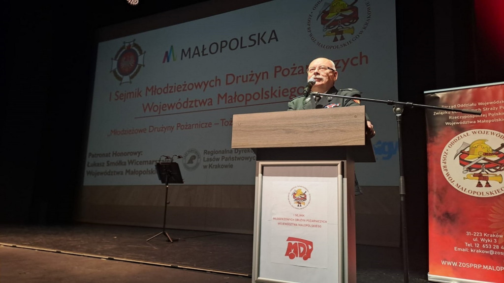 Reprezentacja z powiatu gorlickiego I Sejmiku Młodzieżowych Drużyn Pożarniczych
