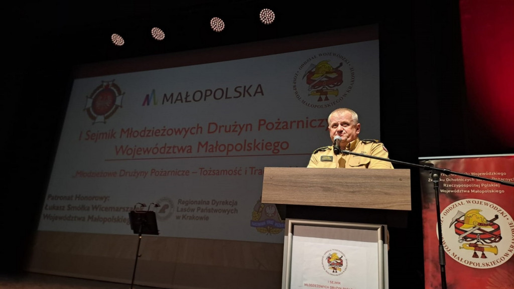 Reprezentacja z powiatu gorlickiego I Sejmiku Młodzieżowych Drużyn Pożarniczych