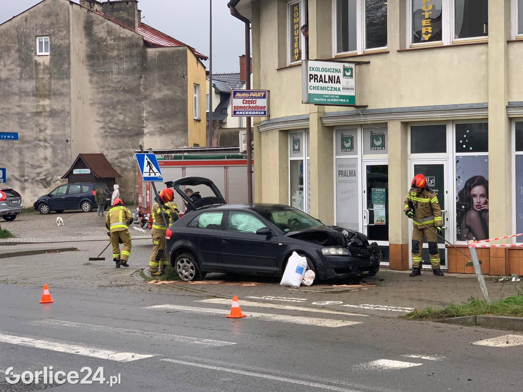 Gorlice. Zdarzenie na ul. Krakowskiej (08.11.)
