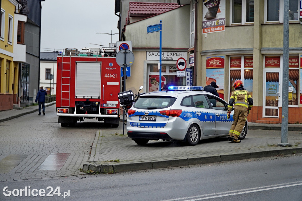 Gorlice. Zdarzenie na ul. Krakowskiej (08.11.)
