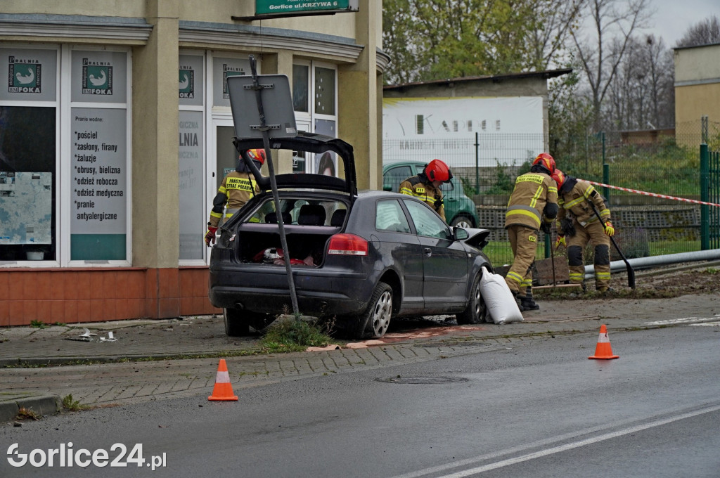 Gorlice. Zdarzenie na ul. Krakowskiej (08.11.)