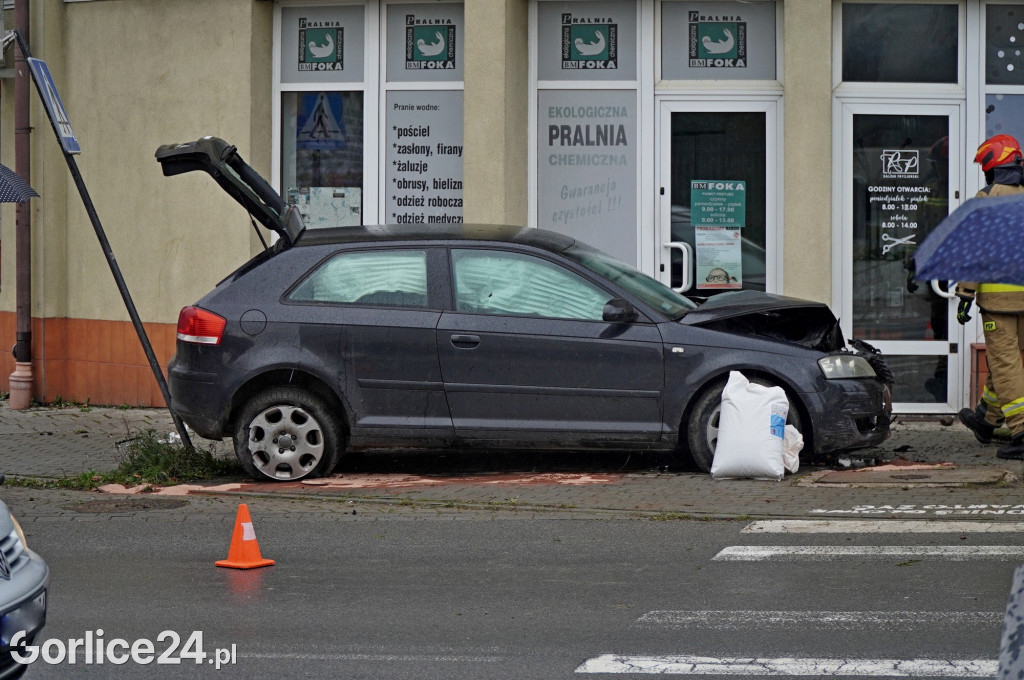 Gorlice. Zdarzenie na ul. Krakowskiej (08.11.)