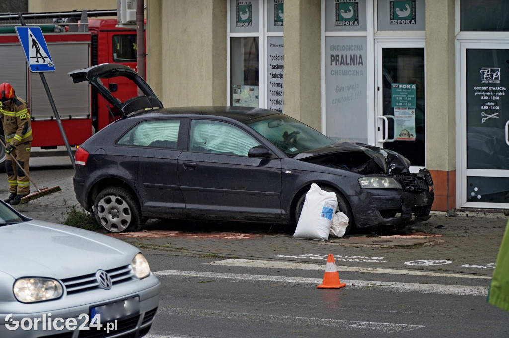 Gorlice. Zdarzenie na ul. Krakowskiej (08.11.)