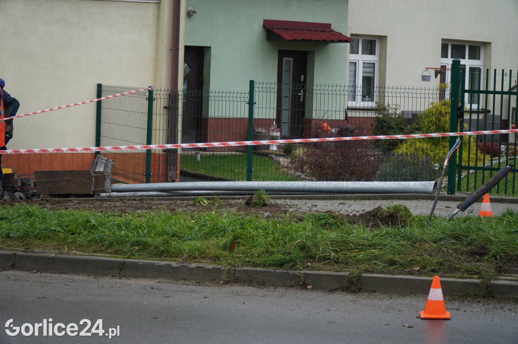 Gorlice. Zdarzenie na ul. Krakowskiej (08.11.)