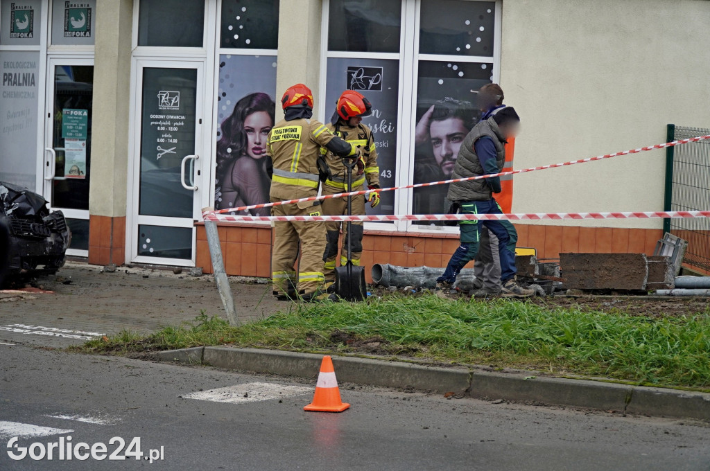Gorlice. Zdarzenie na ul. Krakowskiej (08.11.)