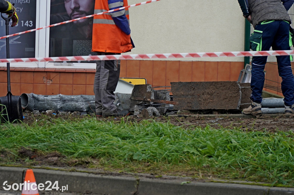 Gorlice. Zdarzenie na ul. Krakowskiej (08.11.)