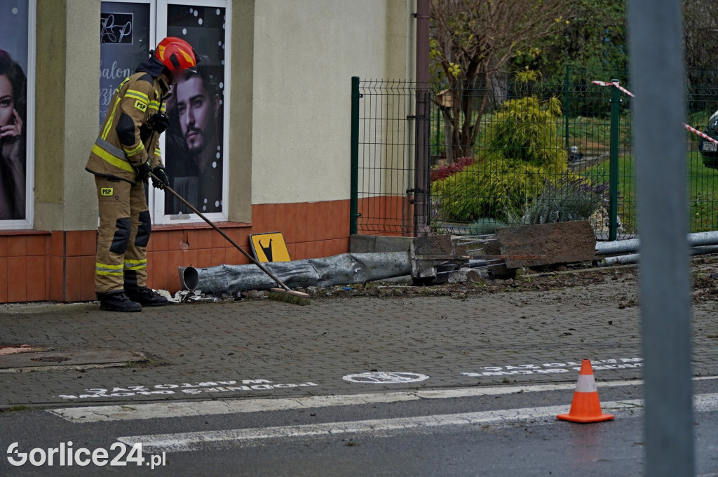 Gorlice. Zdarzenie na ul. Krakowskiej (08.11.)