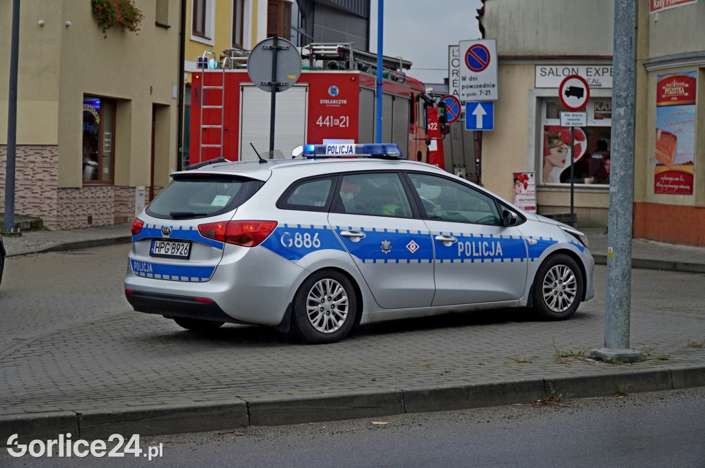 Gorlice. Zdarzenie na ul. Krakowskiej (08.11.)