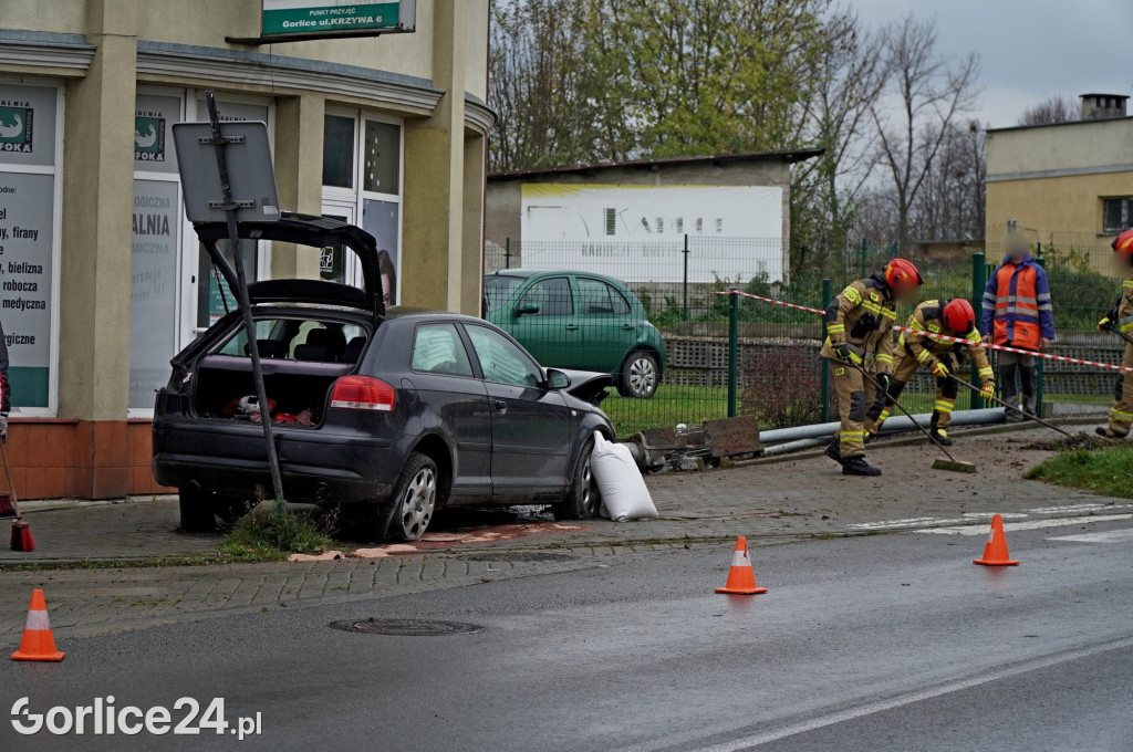 Gorlice. Zdarzenie na ul. Krakowskiej (08.11.)