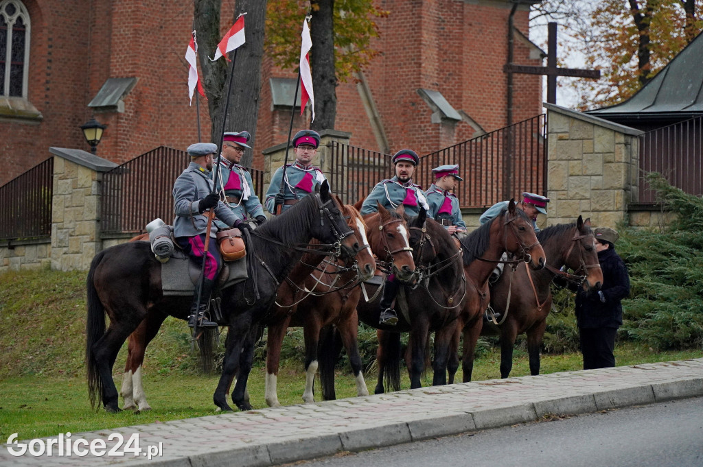 Uroczyste świętowanie Niepodległości w Łużnej 11.11