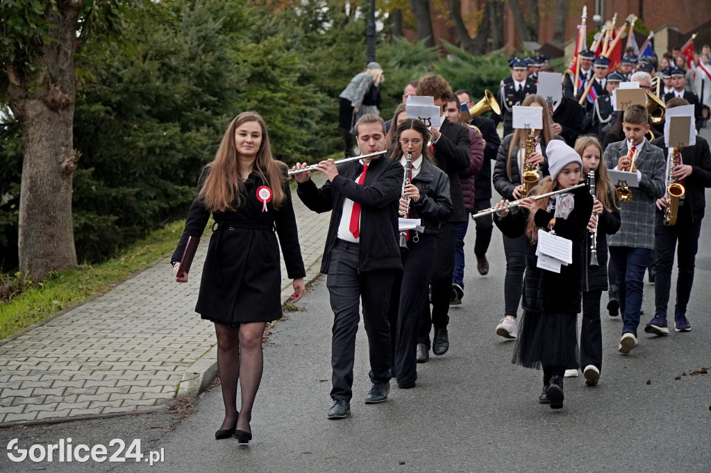 Uroczyste świętowanie Niepodległości w Łużnej 11.11