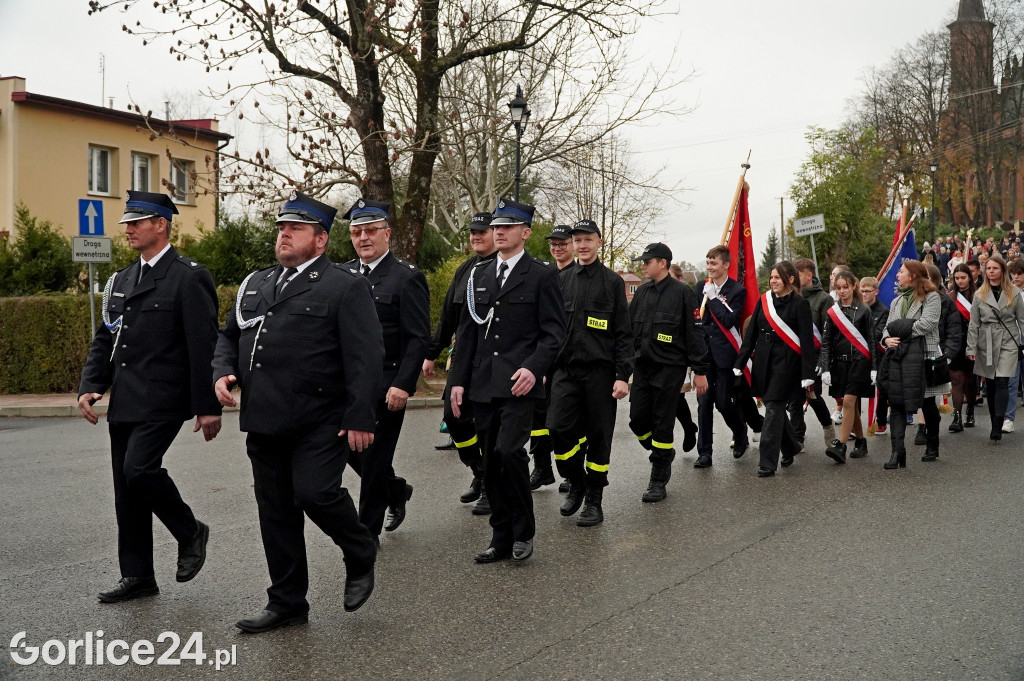 Uroczyste świętowanie Niepodległości w Łużnej 11.11