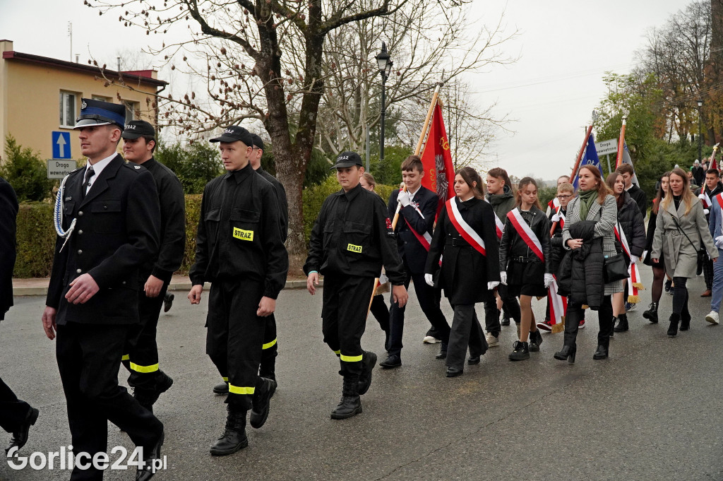 Uroczyste świętowanie Niepodległości w Łużnej 11.11