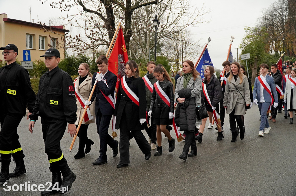 Uroczyste świętowanie Niepodległości w Łużnej 11.11