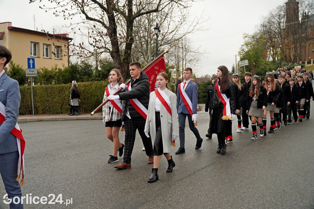 Uroczyste świętowanie Niepodległości w Łużnej 11.11