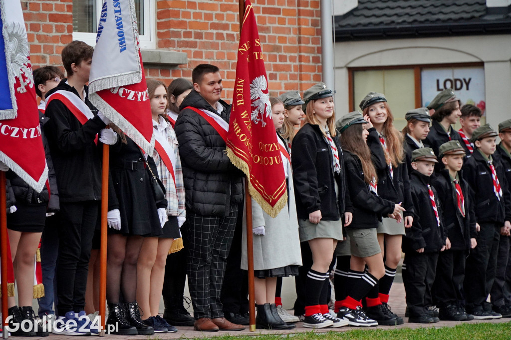 Uroczyste świętowanie Niepodległości w Łużnej 11.11