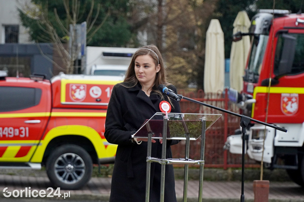 Uroczyste świętowanie Niepodległości w Łużnej 11.11