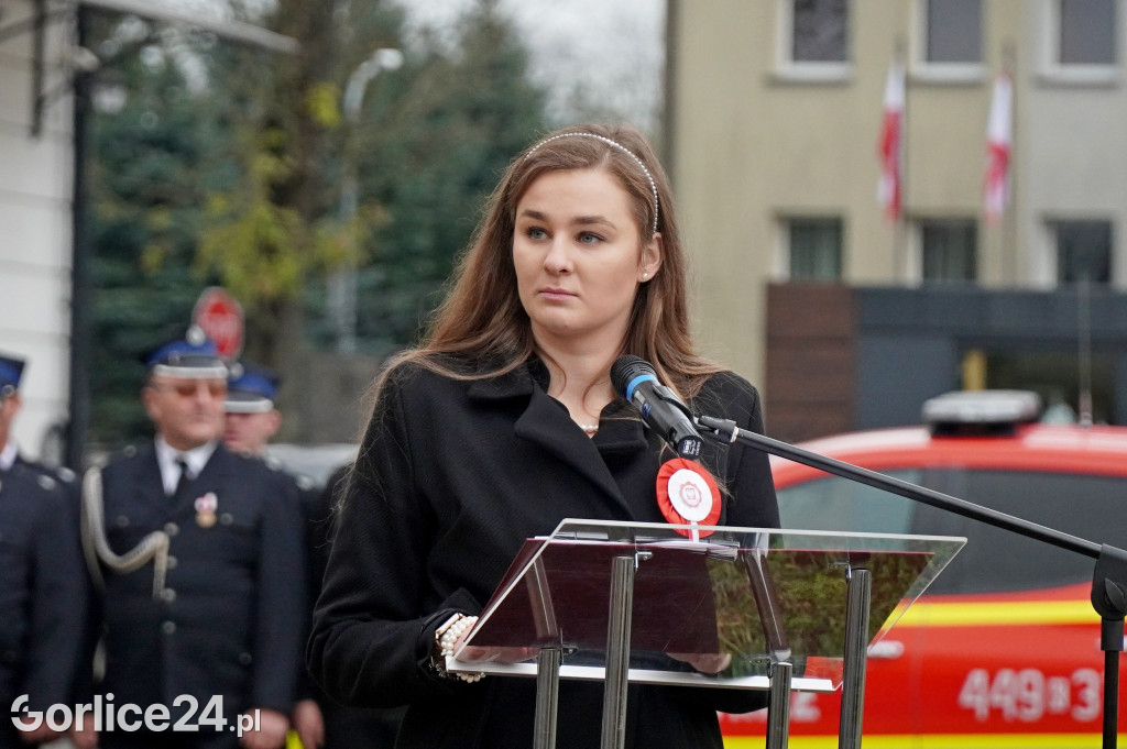Uroczyste świętowanie Niepodległości w Łużnej 11.11