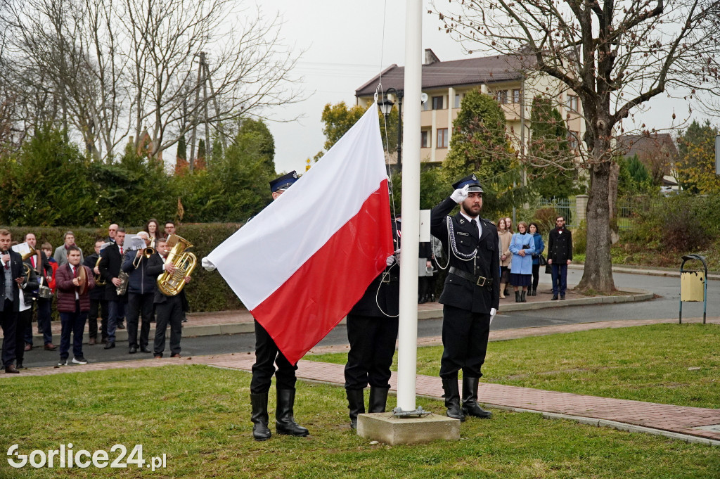 Uroczyste świętowanie Niepodległości w Łużnej 11.11