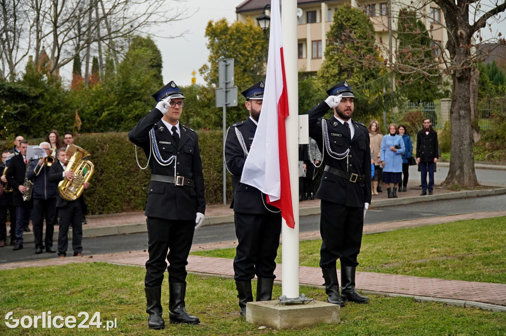 Uroczyste świętowanie Niepodległości w Łużnej 11.11