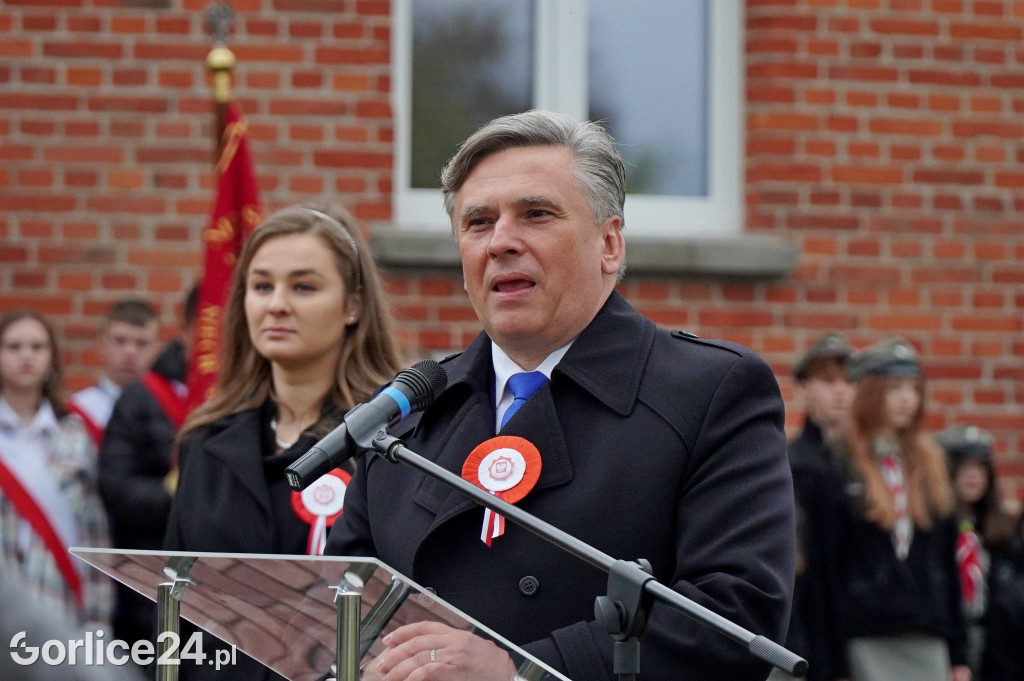 Uroczyste świętowanie Niepodległości w Łużnej 11.11