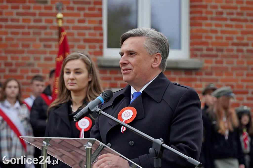 Uroczyste świętowanie Niepodległości w Łużnej 11.11